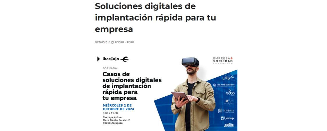 Soluciones digitales de implantación rápida para tu empresa