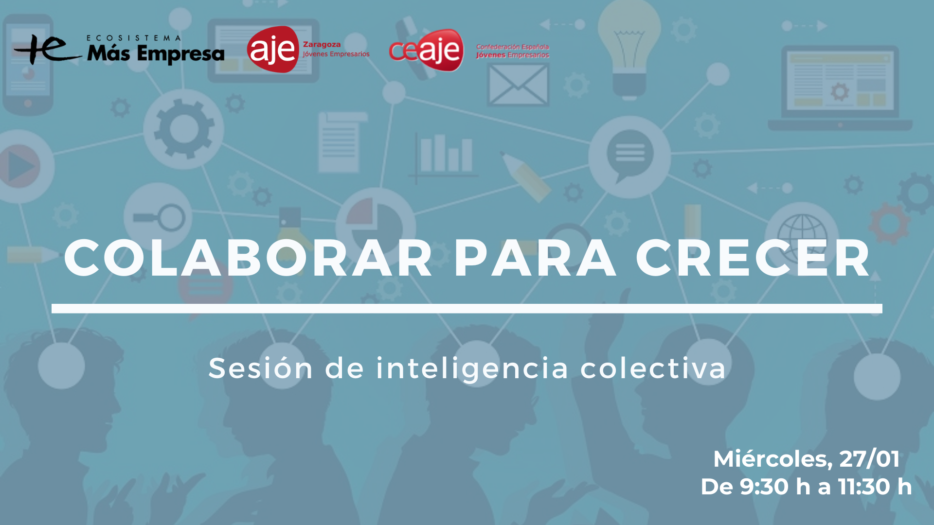 Más Empresa de Ibercaja, AJE Zaragoza y CEAJE se unen como altavoz del emprendimiento en la sesión de inteligencia colectiva ‘Colaborar para crecer’