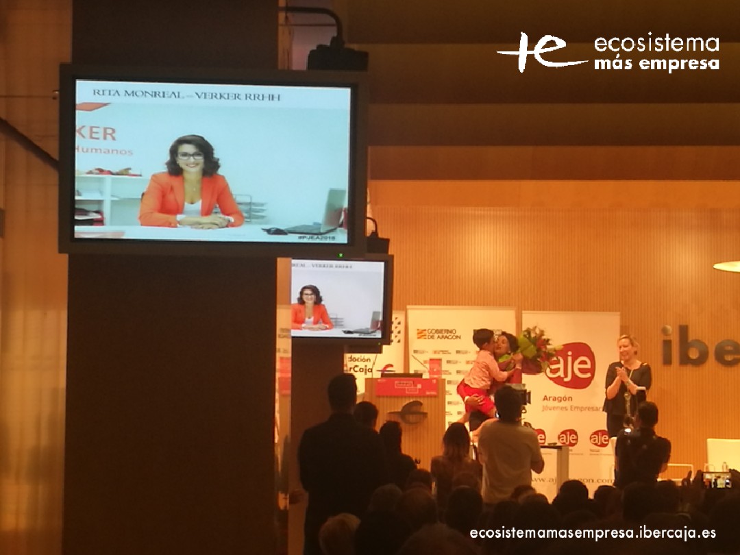 Rita Monreal, CEO de Verker RRHH, XII Premio Joven Empresario de Aragón